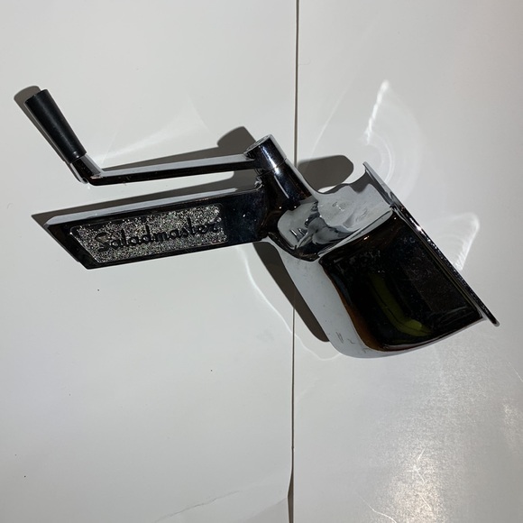 Vintage Saladmaster Food Processor Chopper Grater w/ 5 Cone Attachments NO BASE - Picture 2 of 8